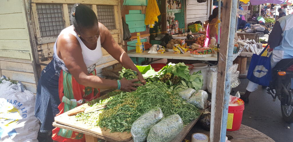 local market of guyana