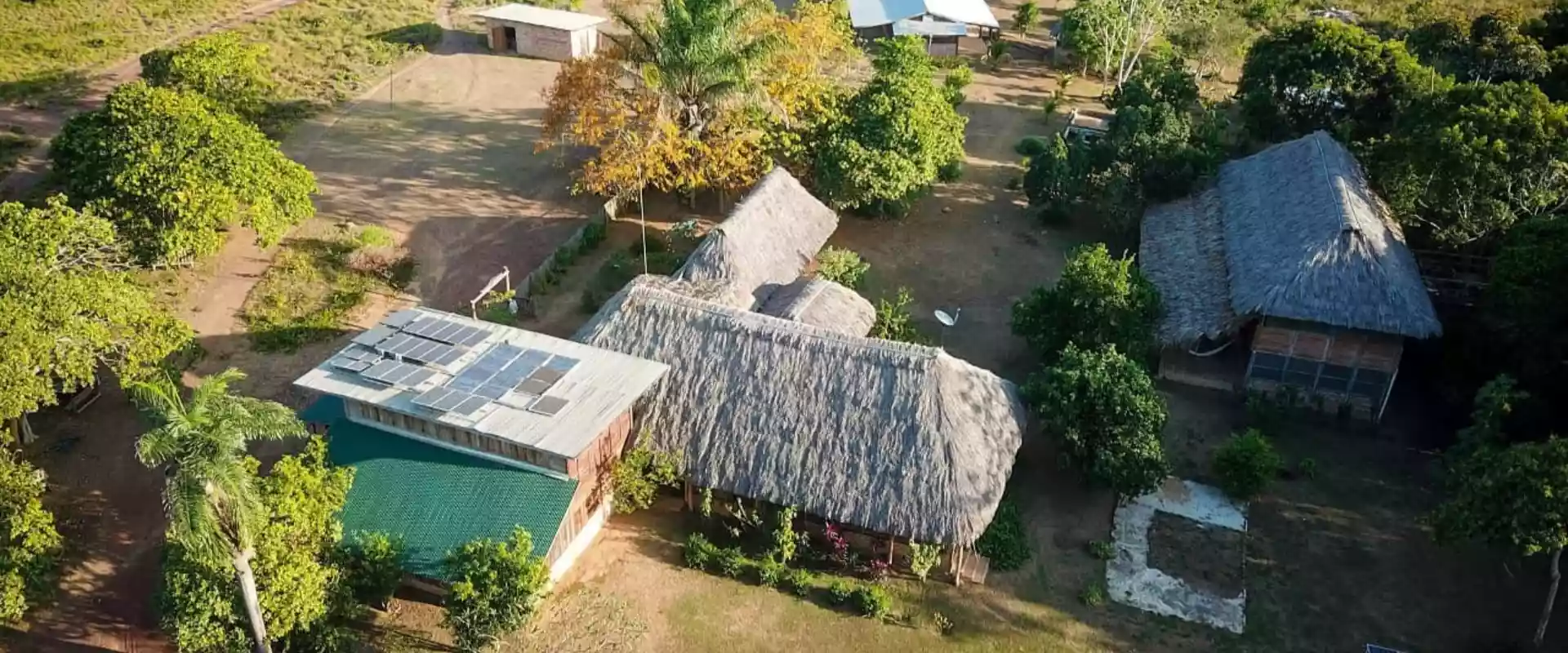 Aerial view of Caiman House Lodge