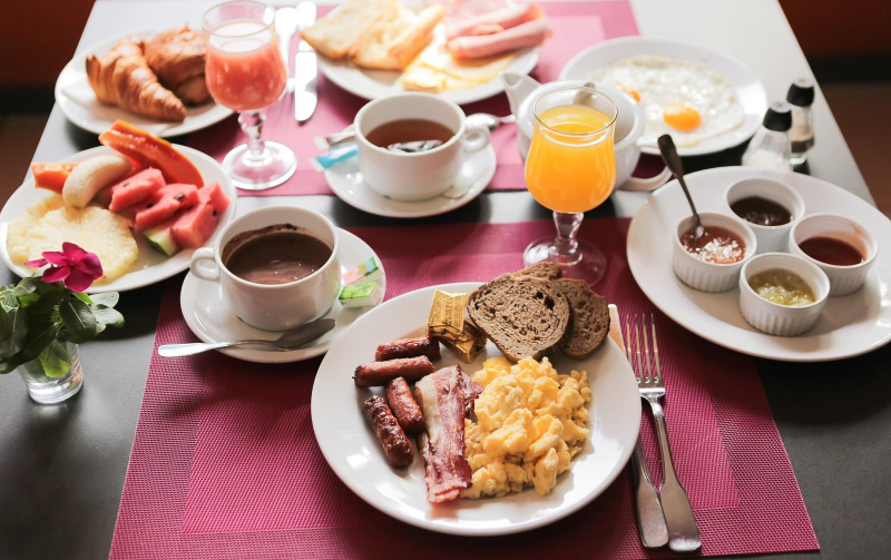 christmas in guyana - breakfast