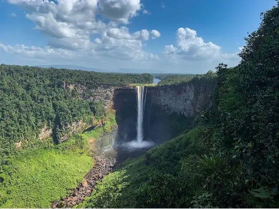 kaieteur falls, christams in guyana