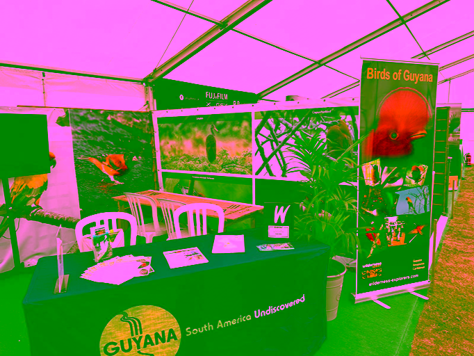 Guyana Tourism Authority stand at Global Birdfair 2026