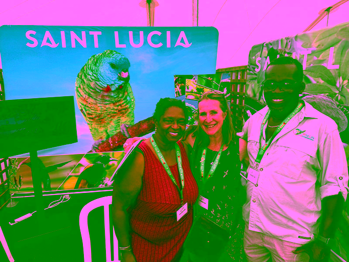 Deniese B, Claire Thorne and Adams Toussaint at Global Birdfair 2026